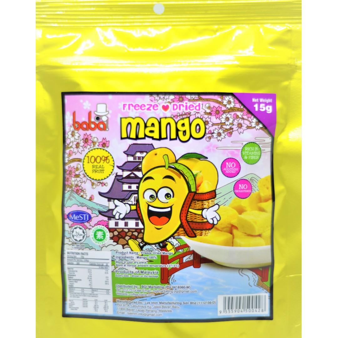 National Day Promo Malaysia Freeze Dried Mango 30g Food Drinks Packaged Snacks On Carousell