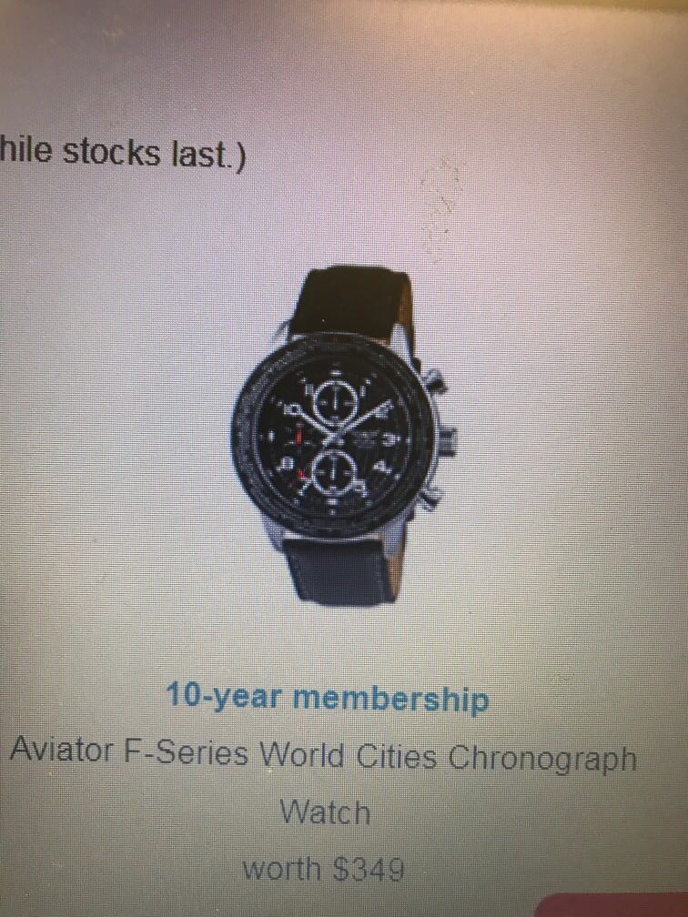 Aviator best sale watch safra