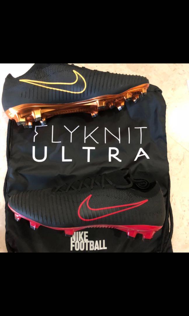 Mercurial flyknit sales ultra gold