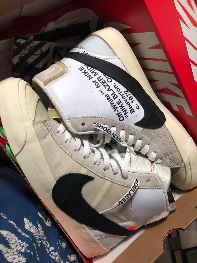Off White x Nike Blazer The Ten OG us11 Men s Fashion Footwear Sneakers on Carousell