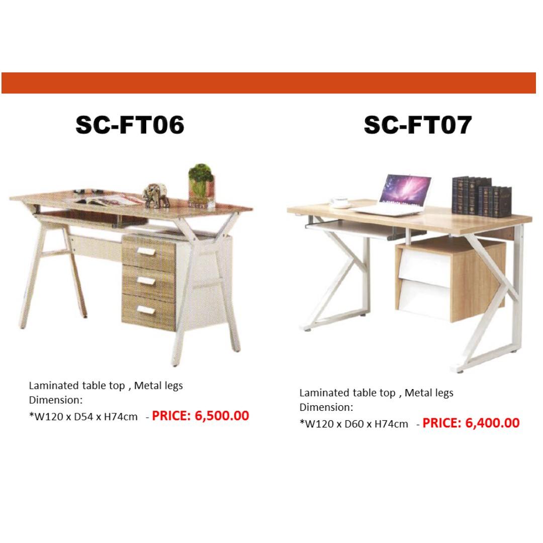 office furniture freestanding table computer table office table