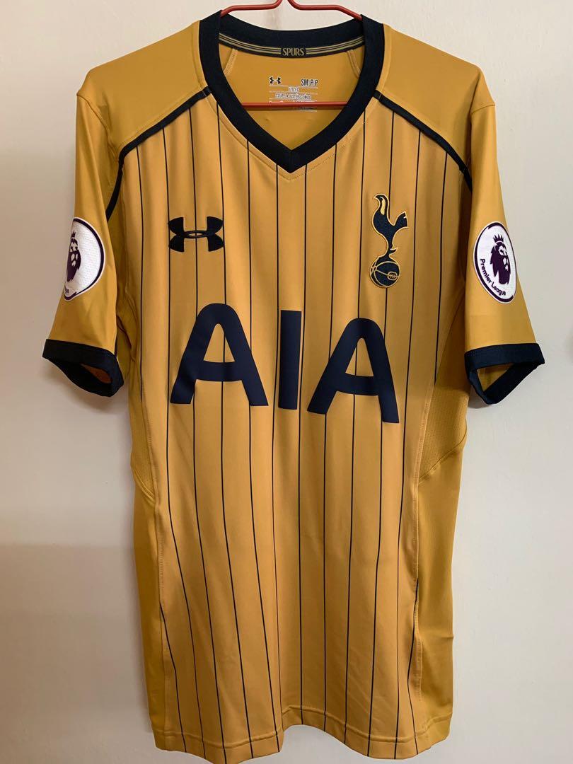 Official Authentic Tottenham Hotspur 2016-2017 Third 3rd Under Armour jersey KANE #10 EPL Kit, Men's Activewear on Carousell