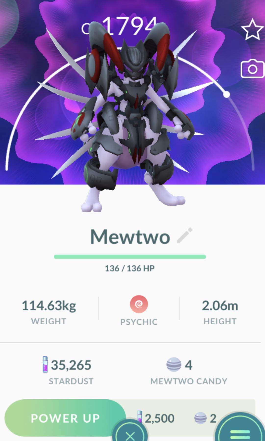 Mewtwo - Armored (Pokémon) - Pokémon GO