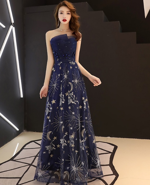 Blue galaxy on sale dress