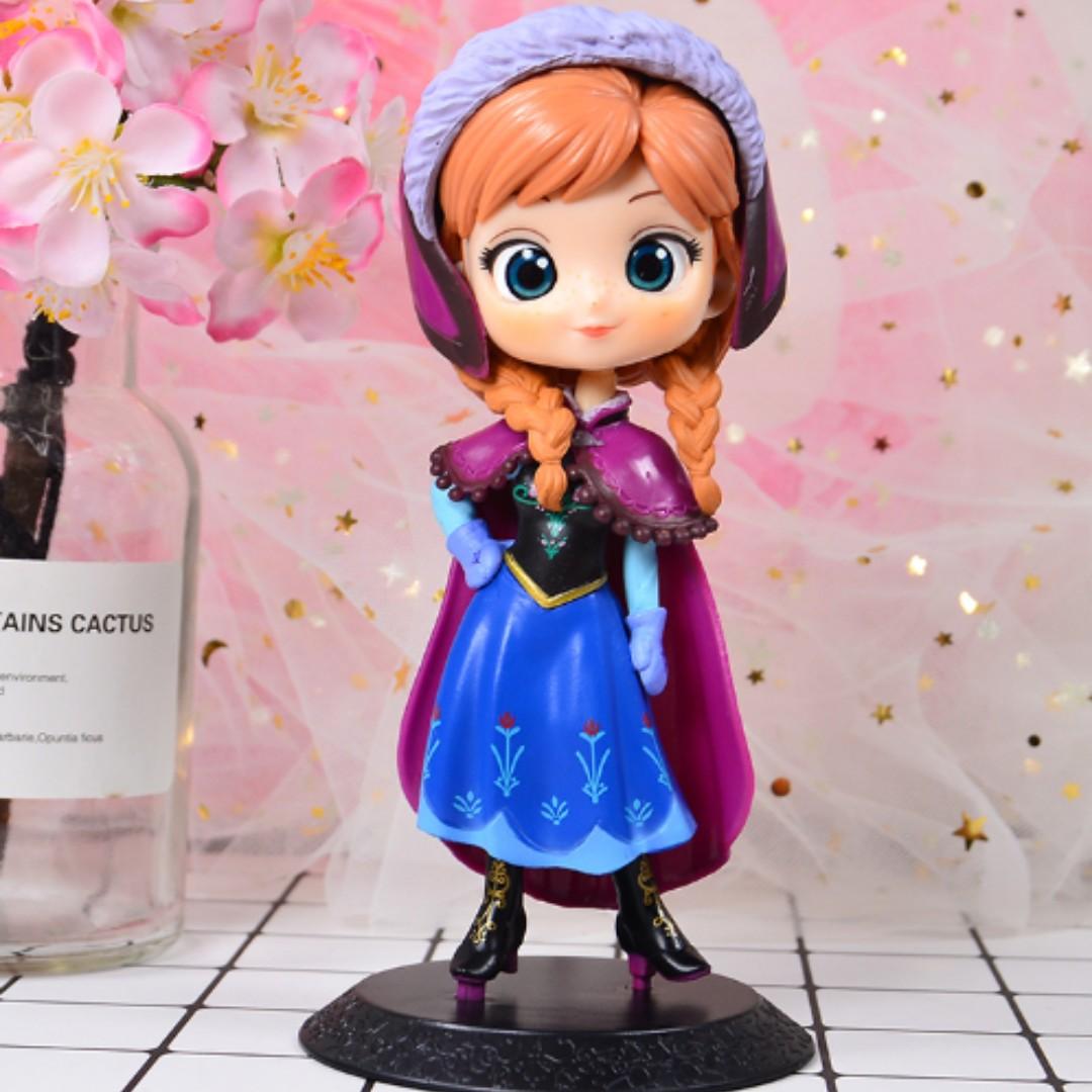 Qposket Anna Disney S Princess Frozen Cake Topper Figurine Toys