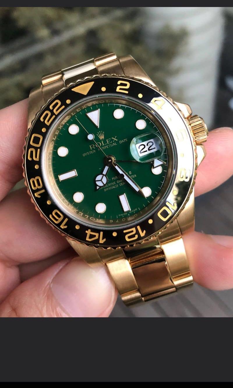 Rolex 116718 green best sale