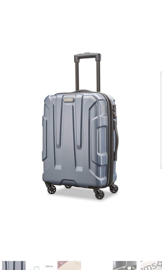 burnt orange suitcase