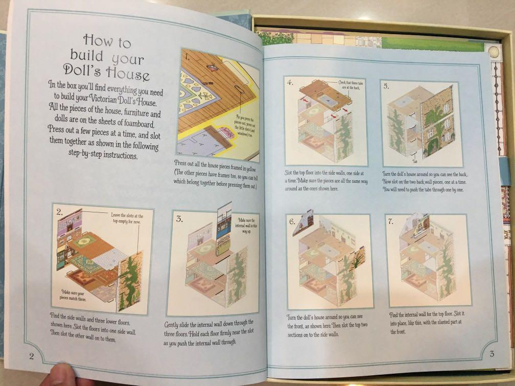 usborne slot together victorian dolls house