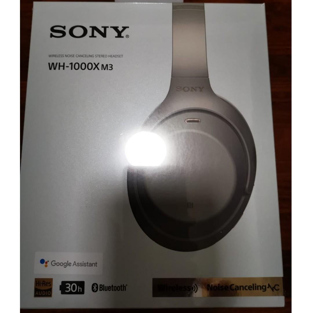 Sony Wh 1000xm3 Headphones 1 Year Warranty Bnib Silver Color Electronics Audio On Carousell