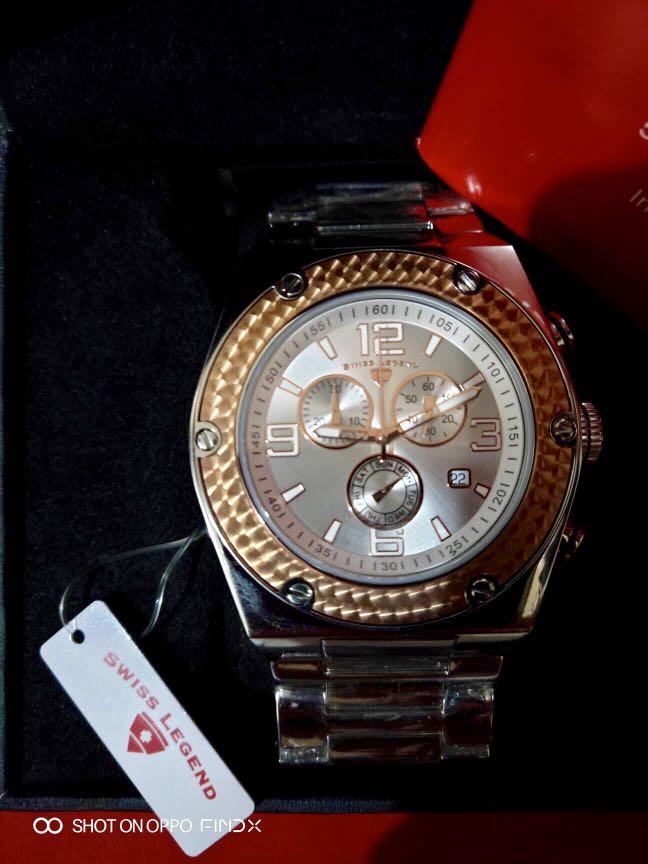 Swiss Legend Throttle Mens Chronograph Sapphire Crystal Watch
