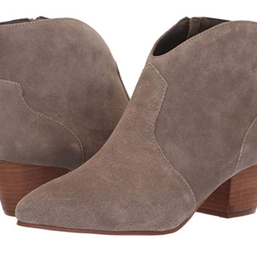 tahari harrison suede bootie