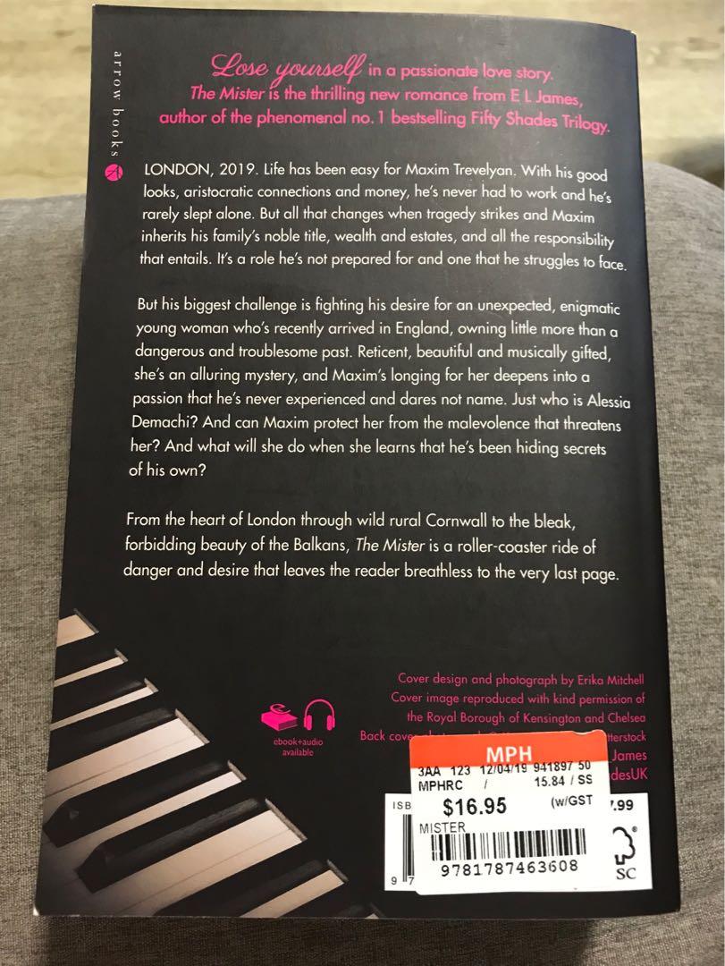 The Mister E L James Books Stationery Fiction On Carousell