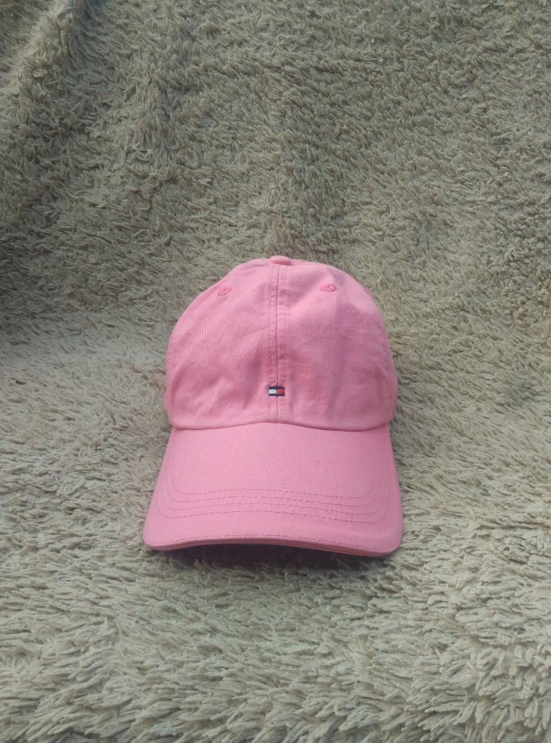 pink tommy hilfiger hat