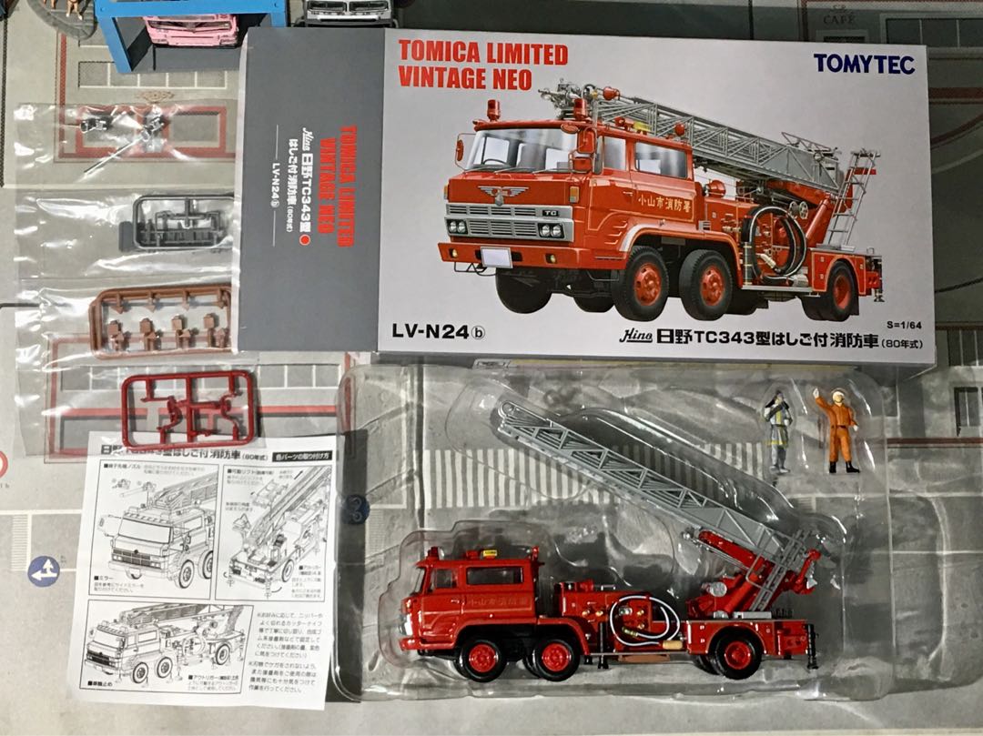 Tomy Tomica Limited Vintage Tomytec NEO HINO 日野TC343 型鋼梯消防 