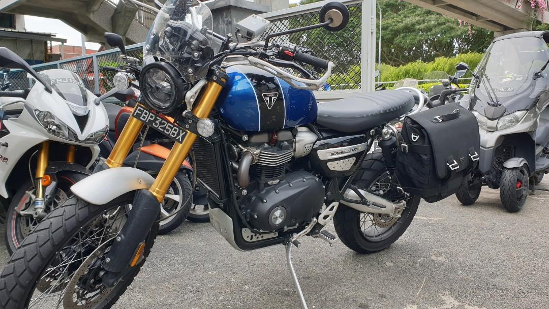 triumph scrambler 1200 windscreen