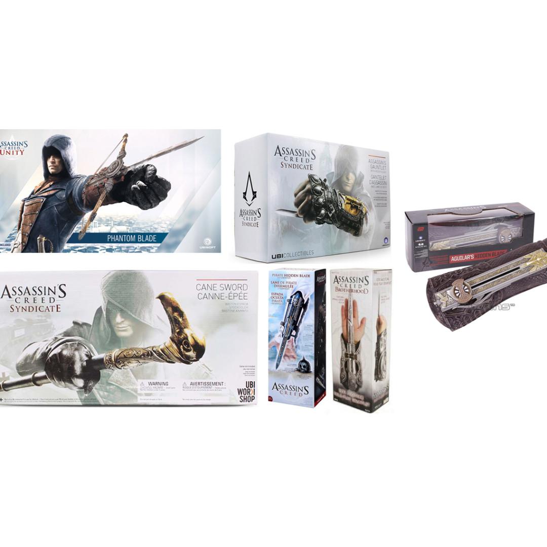Ubisoft Assassins Creed Altair Connor Aguilar Hidden Blade Cane