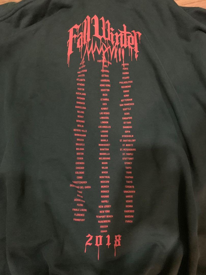 Vetements metal tour hoodie sale