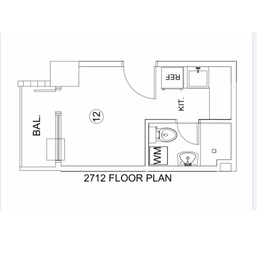 FL Vivaldi Eurotel Tower EDSA Cubao QC studio 12k/mo, Property, Rentals