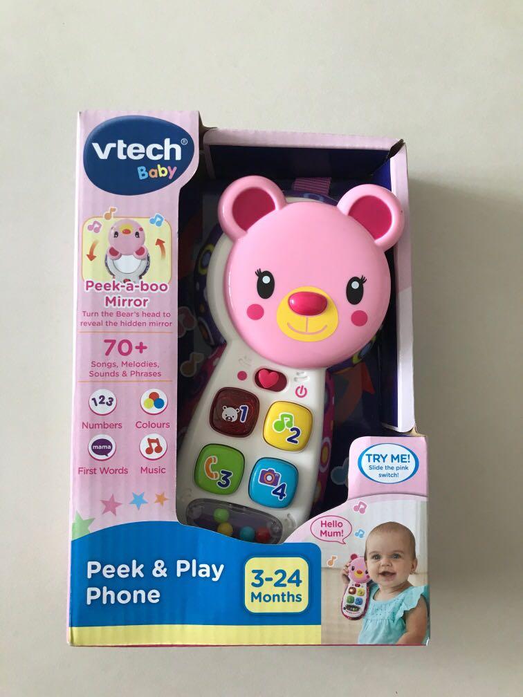 vtech baby peek & play phone