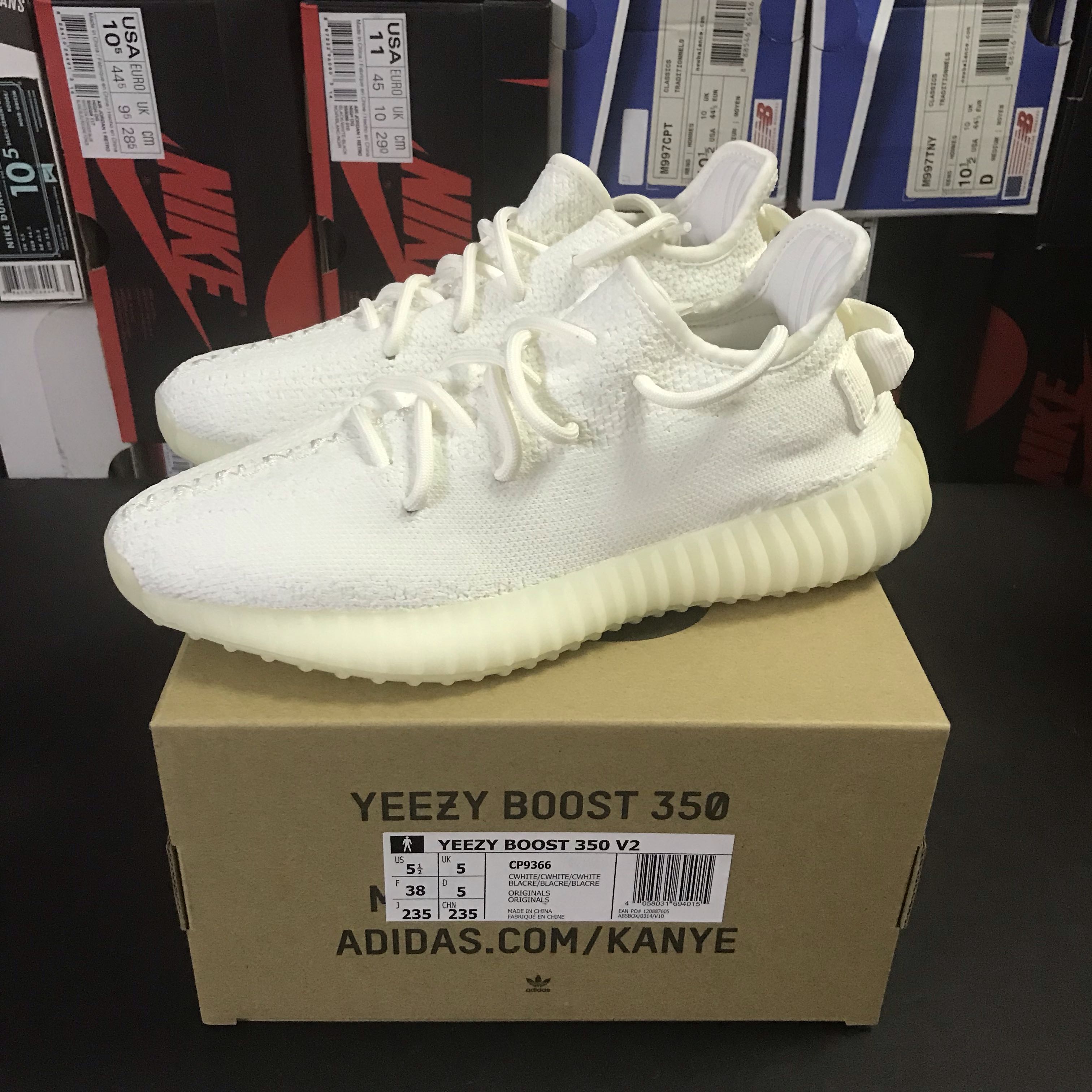Yeezy Boost 350 V2 Cream White US 5.5 (UK 5), Men's Fashion, Footwear,  Sneakers on Carousell