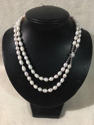 Freshwater Pearl double layer necklace