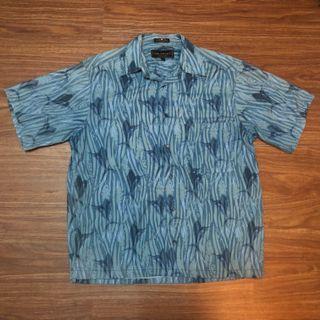 魚兒海波浪襯衫