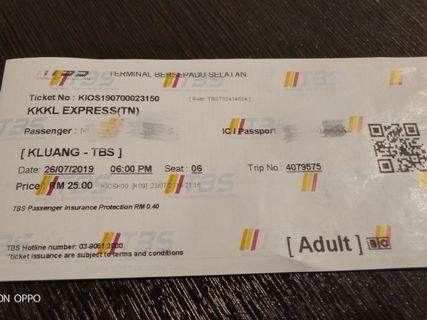 Tiket Bas Online Tbs Ke Kluang Tbs Tickets Vouchers Carousell Malaysia carousell