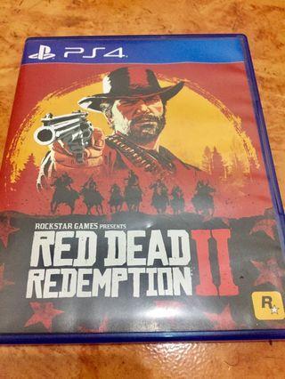 PS4 red dead redemption 2 unused code