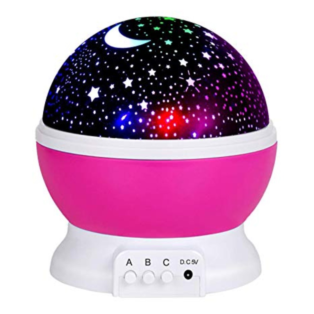 3871 Baby Bedroom Decorations Night Lights Pink Star