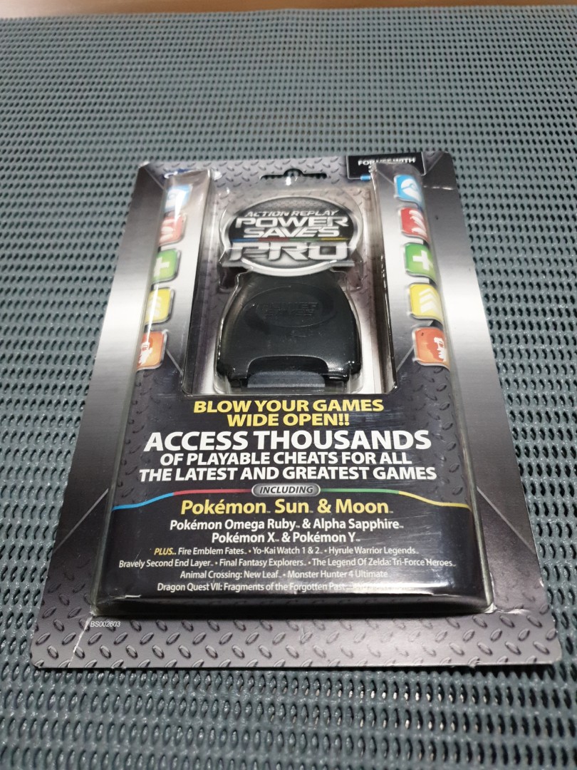 Action Replay Power Saves Pro 3DS Video Gaming Video Game