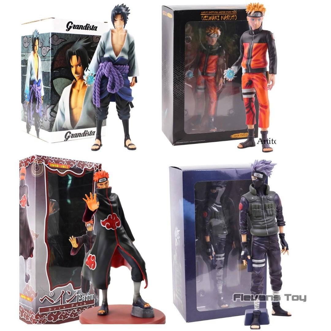 Anime Naruto Shippuden Sasuke Kakashi Akatsuki Pain Ninja Statue