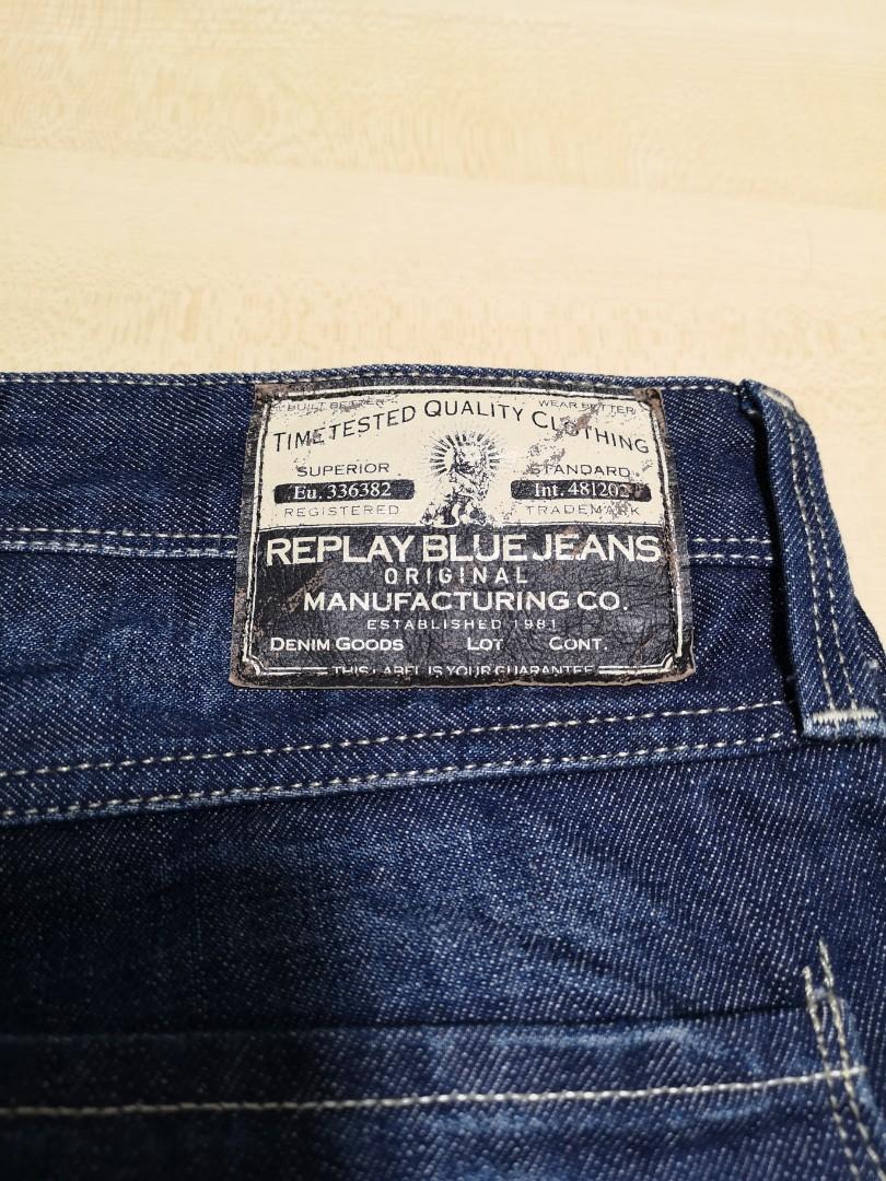 replay blue jeans mfg co