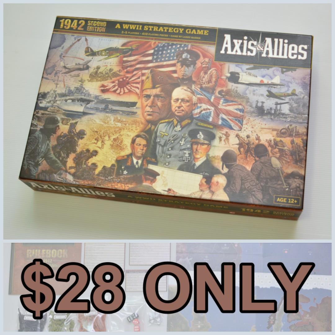 Axis & Allies: 1942 Second Edition, Hobbies & Toys, Toys & Games on  Carousell