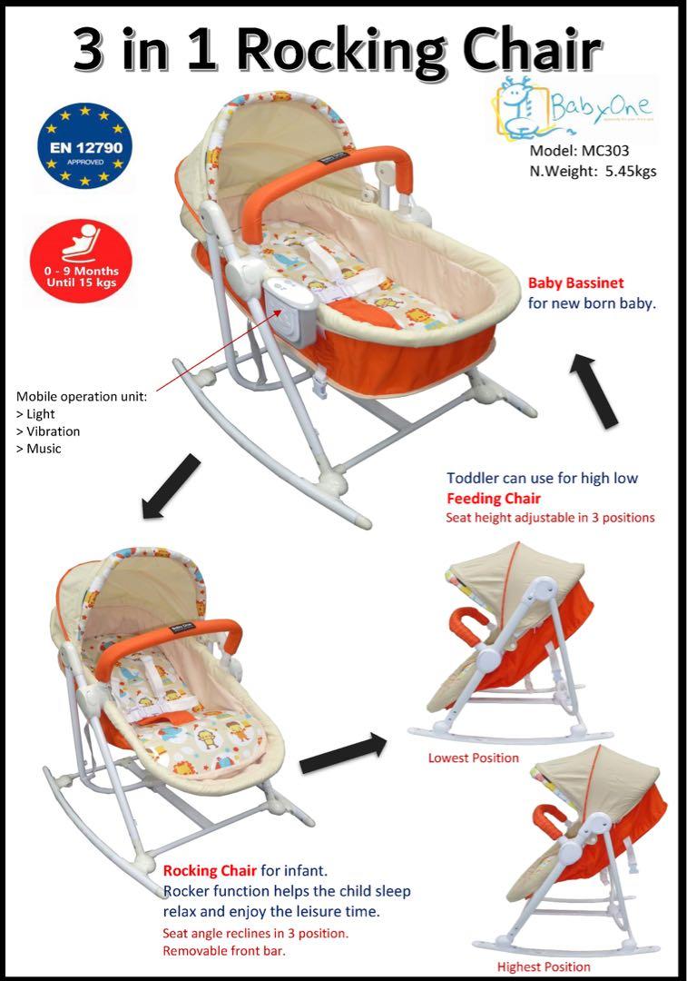 Baby one 3 in 1 rocking chair outlet