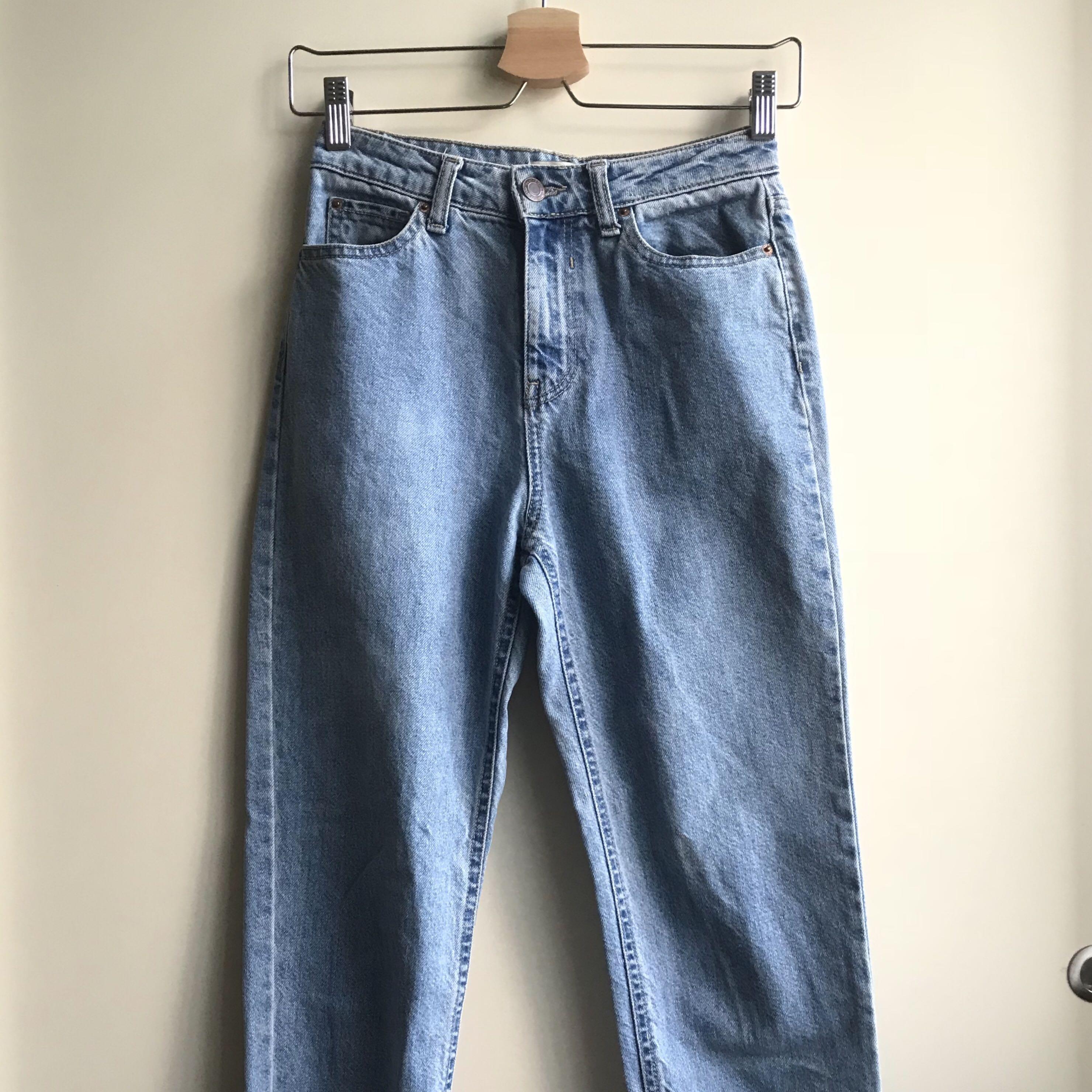 bershka vintage denim mom jeans