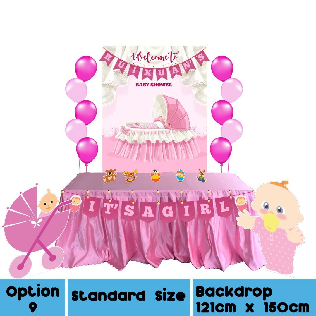 Birthday Party Decoration Baby Shower Full Month Girl For