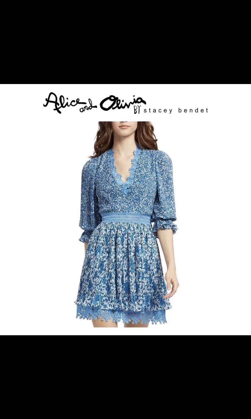 alice and olivia jonna dress