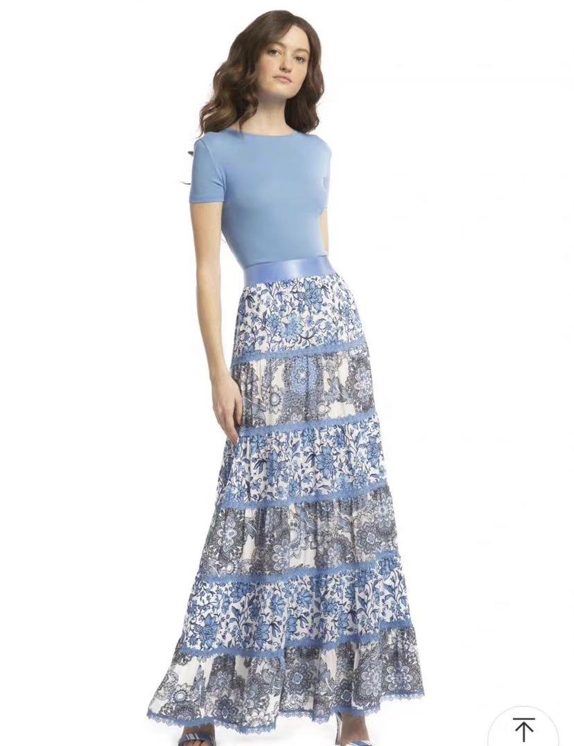 BNWT Authentic Alice and Olivia Maxi Skirt Women s Fashion
