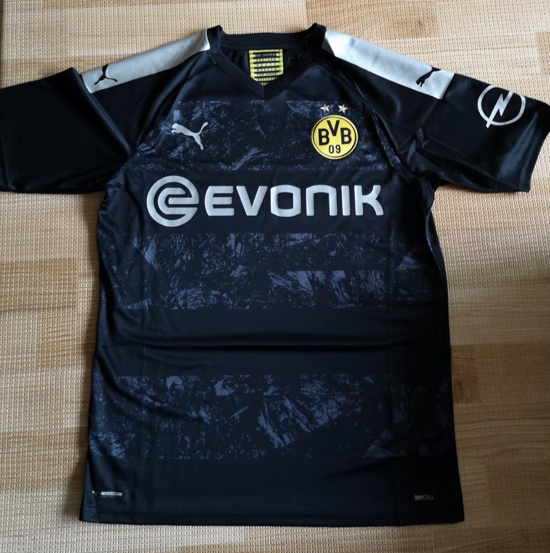 Brand New Borussia Dortmund Adult 2019 20 Away Shirt Sports Sports Apparel On Carousell