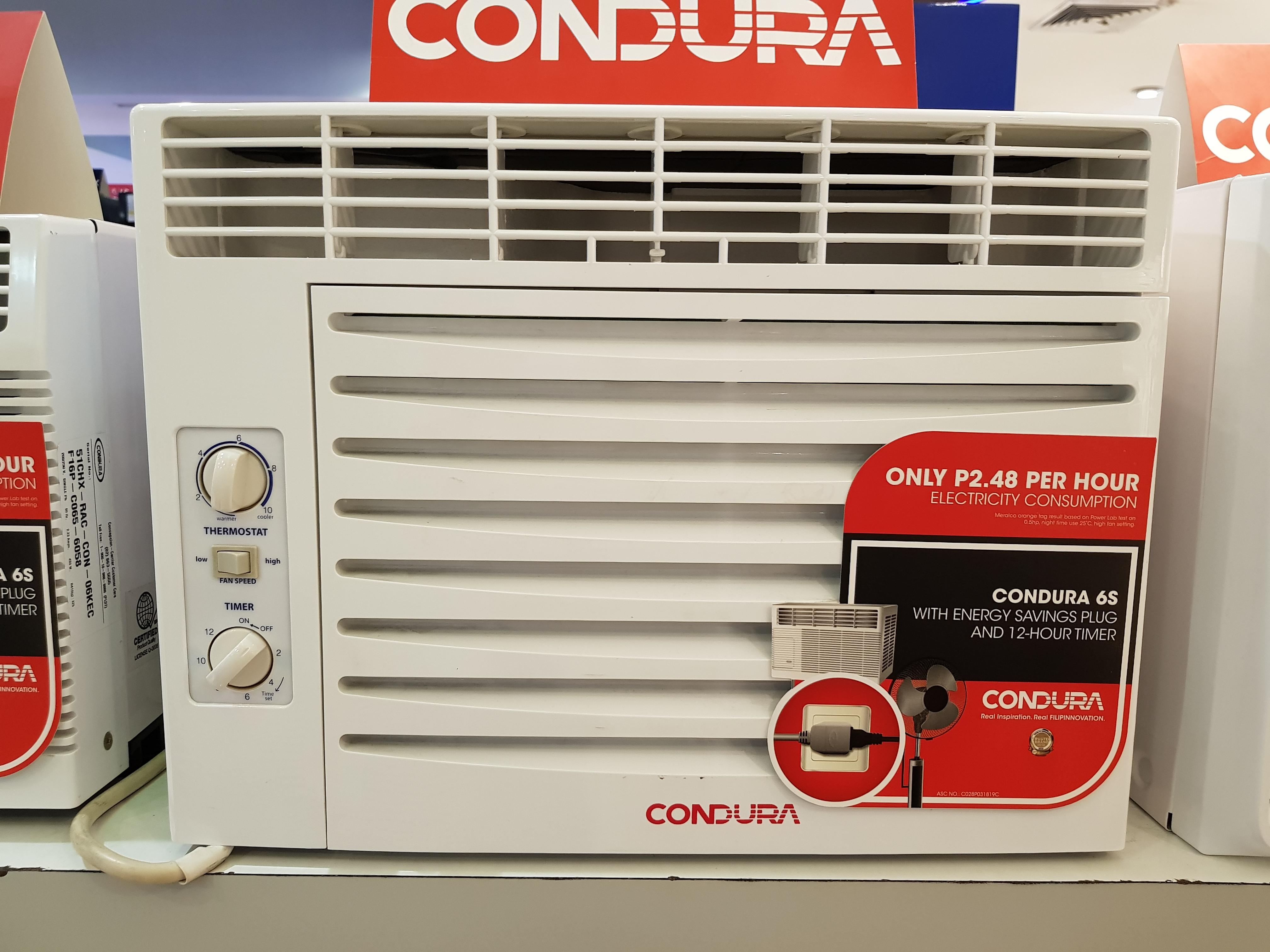 Brand new CONDURA 0.5HP / .75HP / 1HP / 1.5HP / 2HP / 2.5HP Window Type