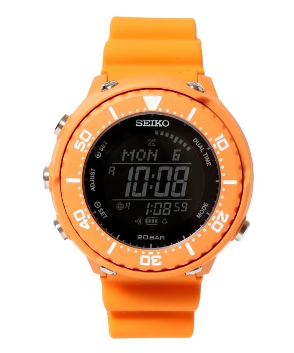 Brand New Solar Powered Seiko Prospex Digital Tuna X Beams Orange Watch Men S Fashion Watches On Carousell