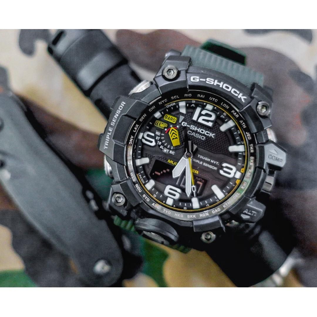 Casio G Shock Gwg 1000 1a3 Gwg 1000 1a3dr King Mudmaster Triple Sensor Men S Watch Gwg 1000 Gwg Men S Fashion Watches On Carousell