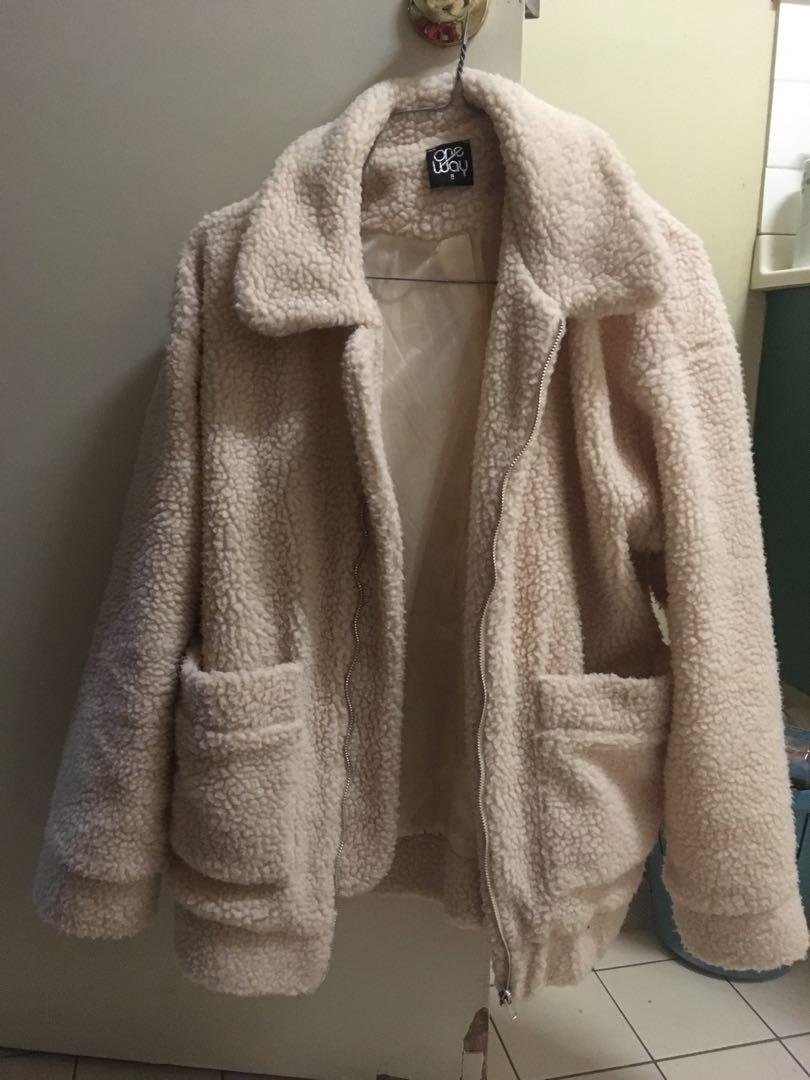 garage pixie sherpa jacket