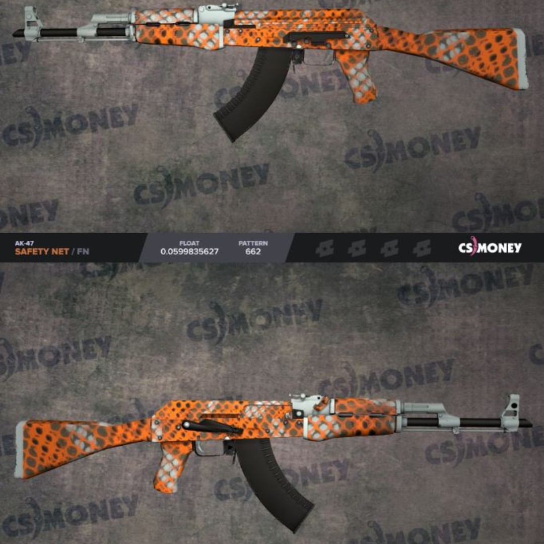 Csgo Ak Safety Net Fn Video Gaming Gaming Accessories Game Gift Cards Accounts On Carousell