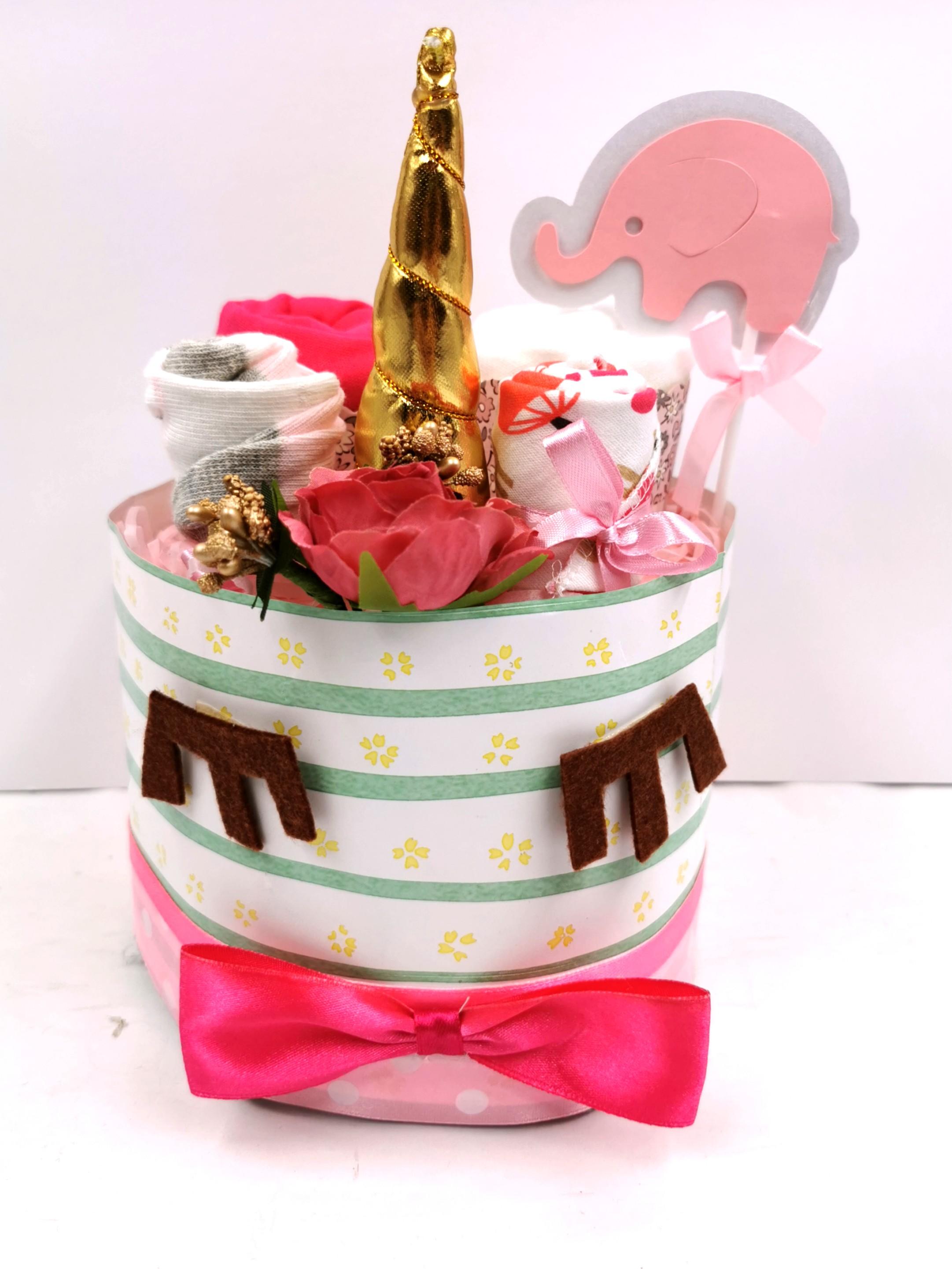 Diaper Cake Unicorn Baby Girl Hamper Babies Kids Babies