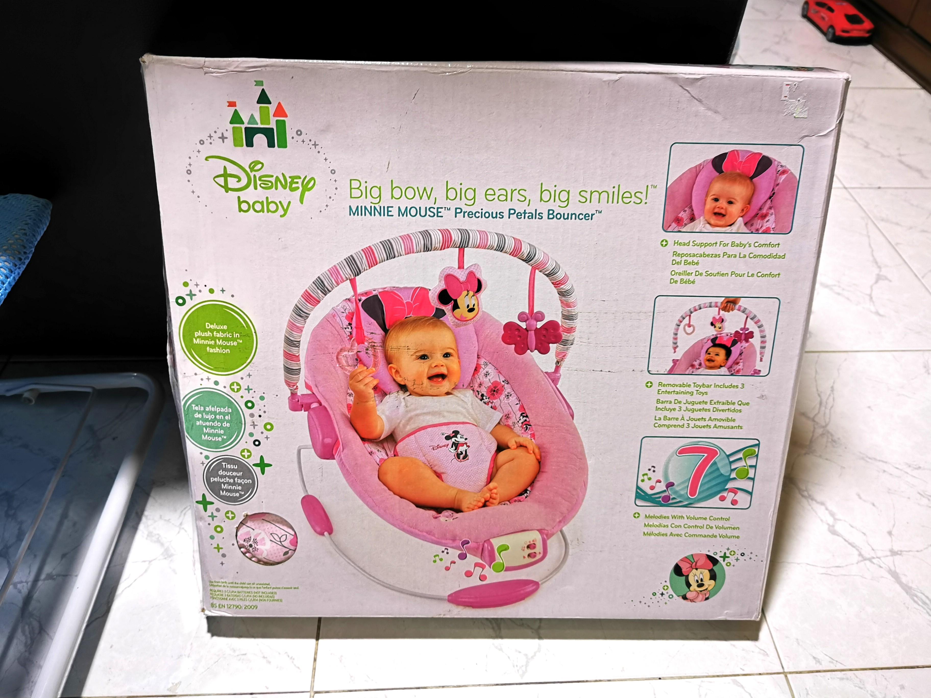 minnie mouse walker and bouncer