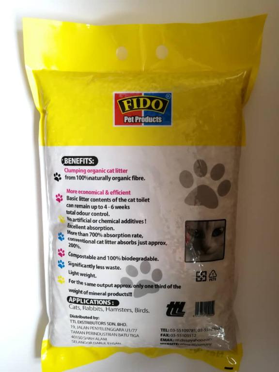 Fido pine wood cat litter cheap