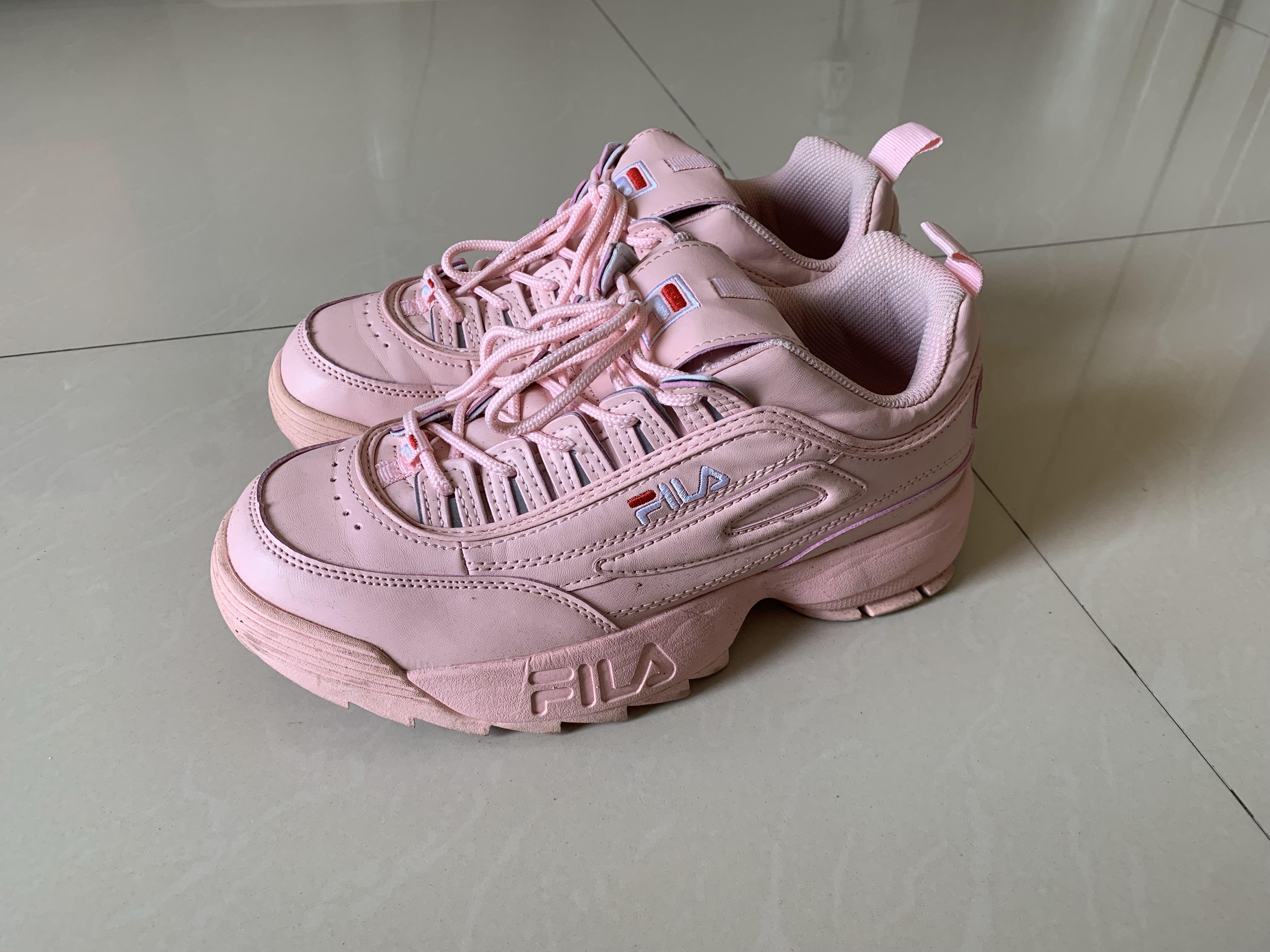 fila disruptor salmon pink