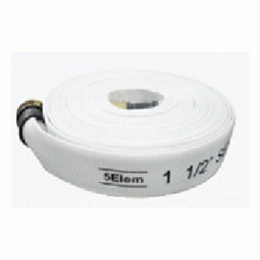 Fire Hose 2.5x50 ft Double jacket FM APPROVED (Category: Construction Tools & Equipment) located in San Juan City. Submitted by rescuequipment (Listing ID 241467363, Image 3). Description: Burst Pressure.C/W Aluminum Alloy Couplings. 2-1/2"x50', Double Jacket, fire hose, W.P.:400PSI, EPDM Lining, FM Approval,WHITE ,coupled with NH thread Aluminum Anodized.