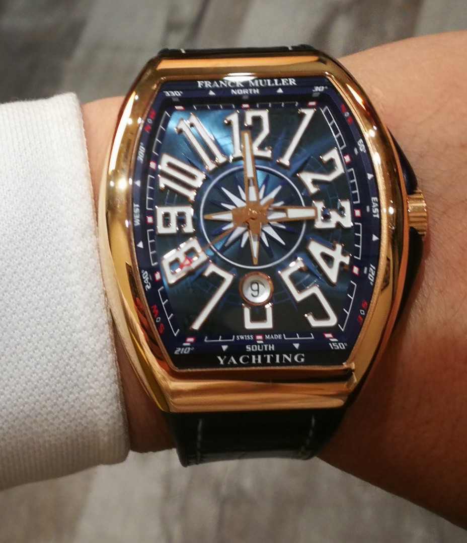 Franck muller vanguard rose gold clearance